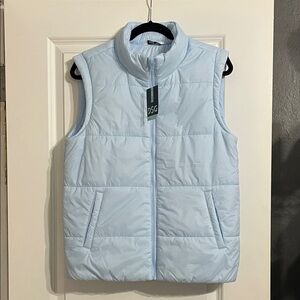 DSG Girls Stratus Puffer Vest In Daybreak Blue NWT Size XL